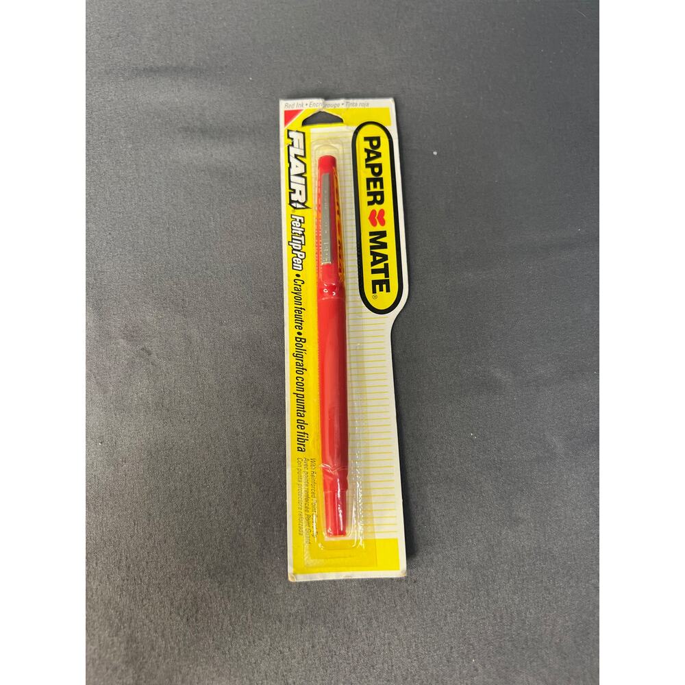 Vintage 1994 Paper Mate Flair Felt-Tip Pen Red NIP
